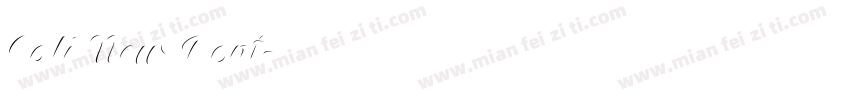 Cali New Font字体转换